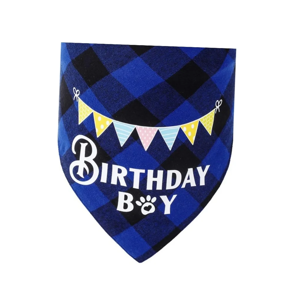 👣4/$20. Blue Birthday Boy Dog Bandana. NWT
